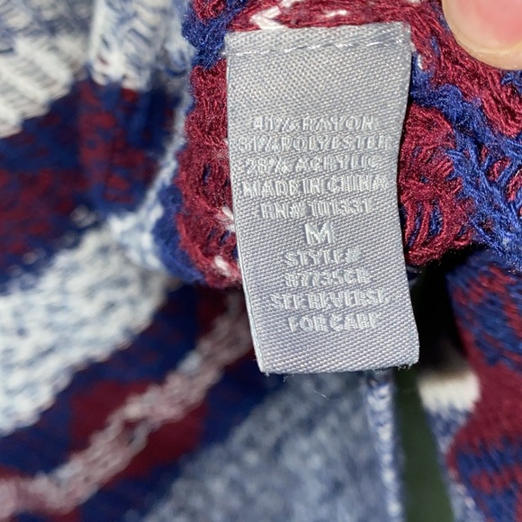 CHARLOTTE RUSSE Cardigan,Knitted,Multi Coloured, (Size M), Multi Blend ~6463-001 - Picture 5 of 6